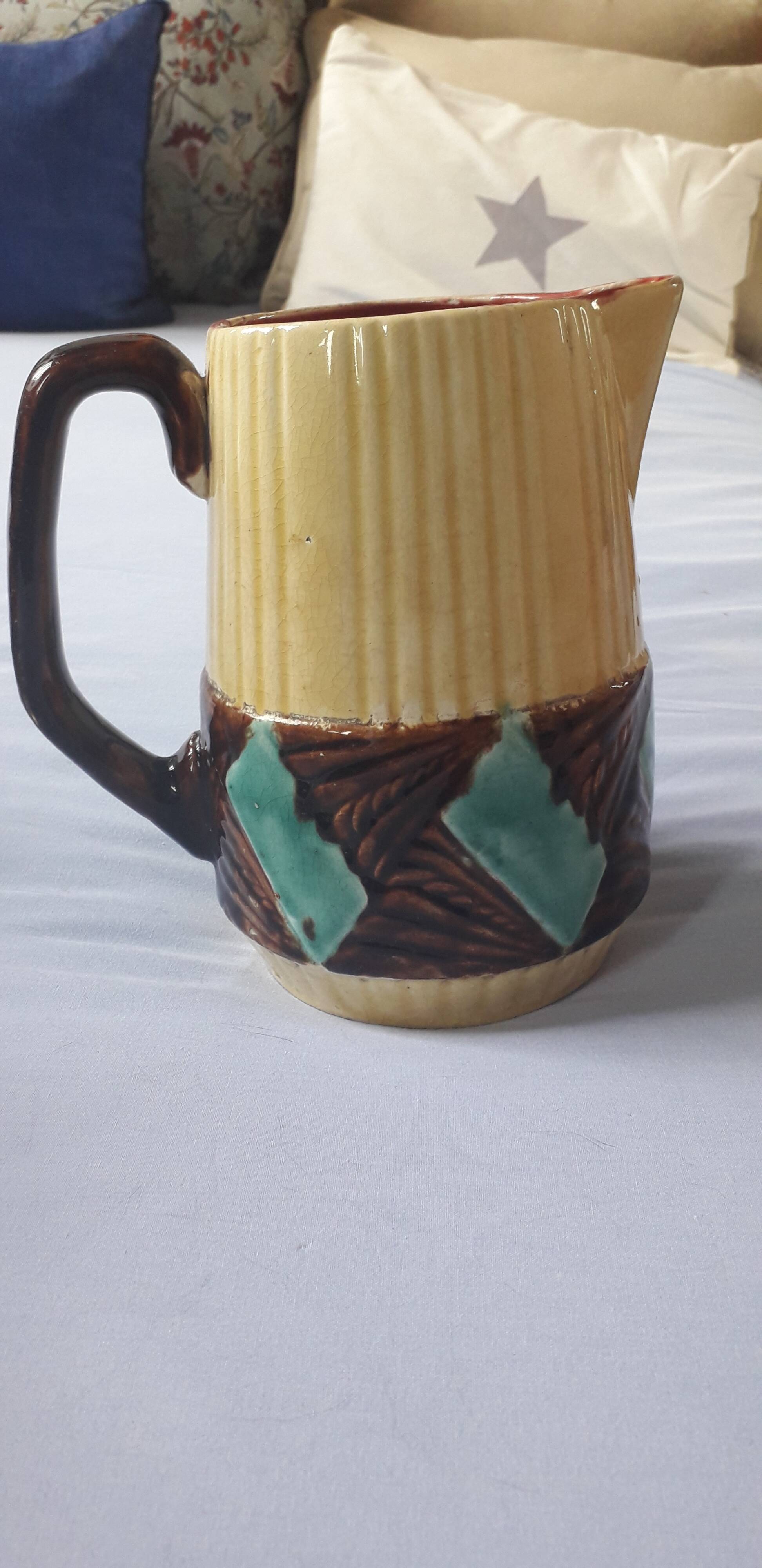 Vintage slip vase