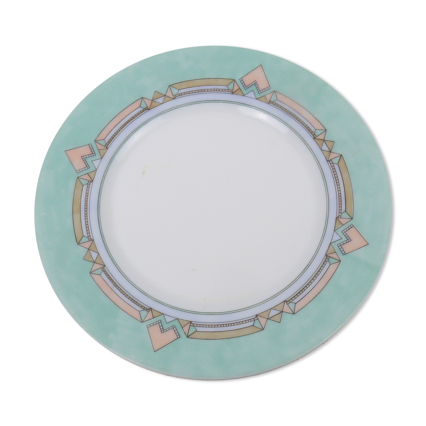 Six Arcopal soup plates