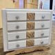 Art Deco chest of drawers with mustache feet