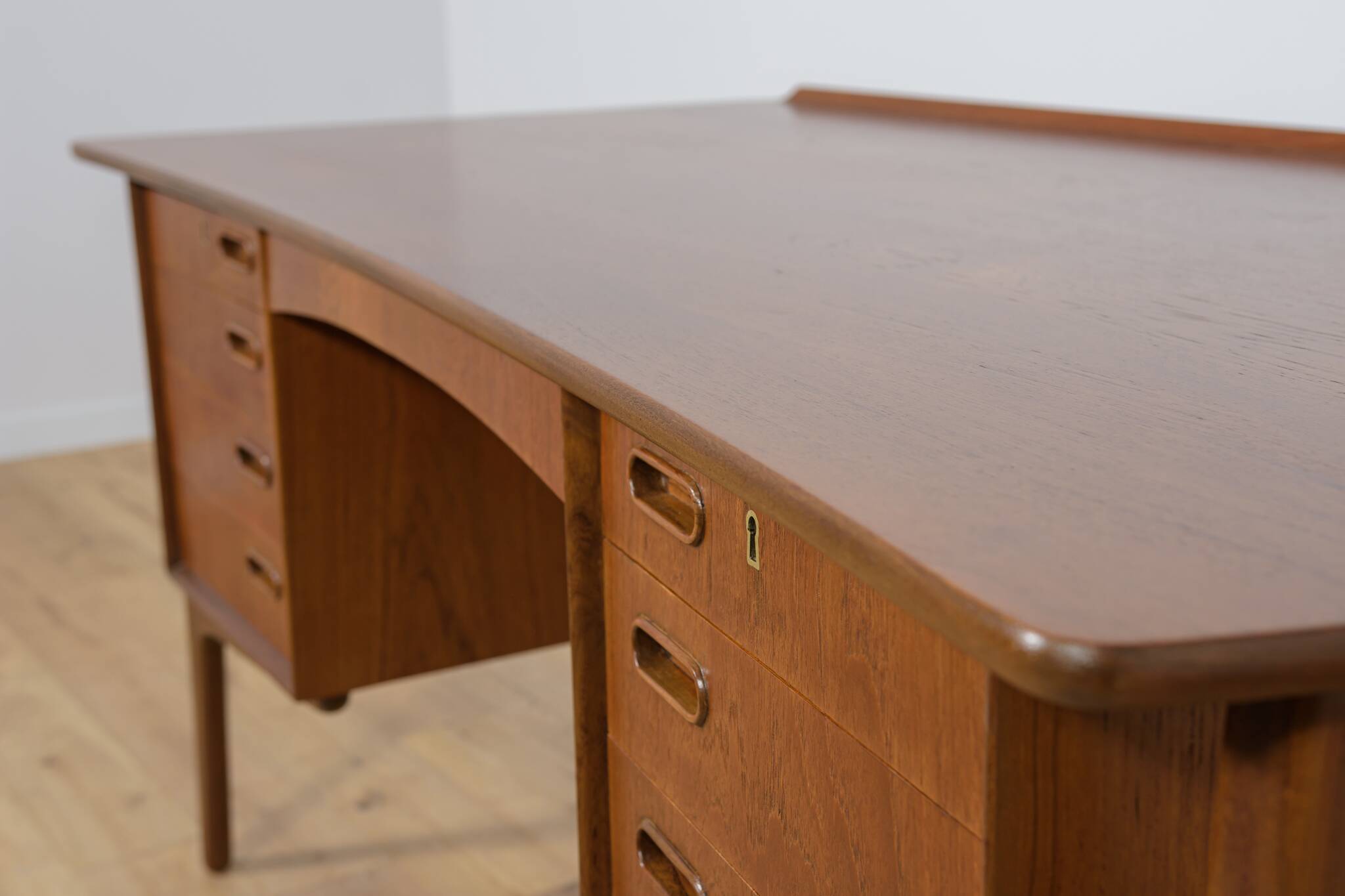 Teak Desk by Svend Åge Madsen for H.P. Hansen, 1960s