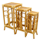 Rattan Nesting Tables
