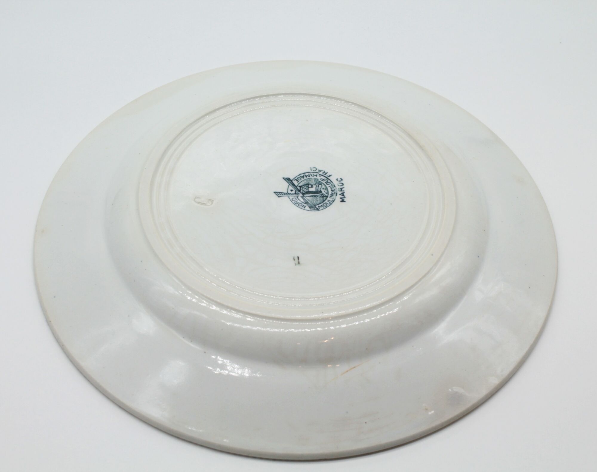 Lot of 4 old plates hamage the mill of wolves
