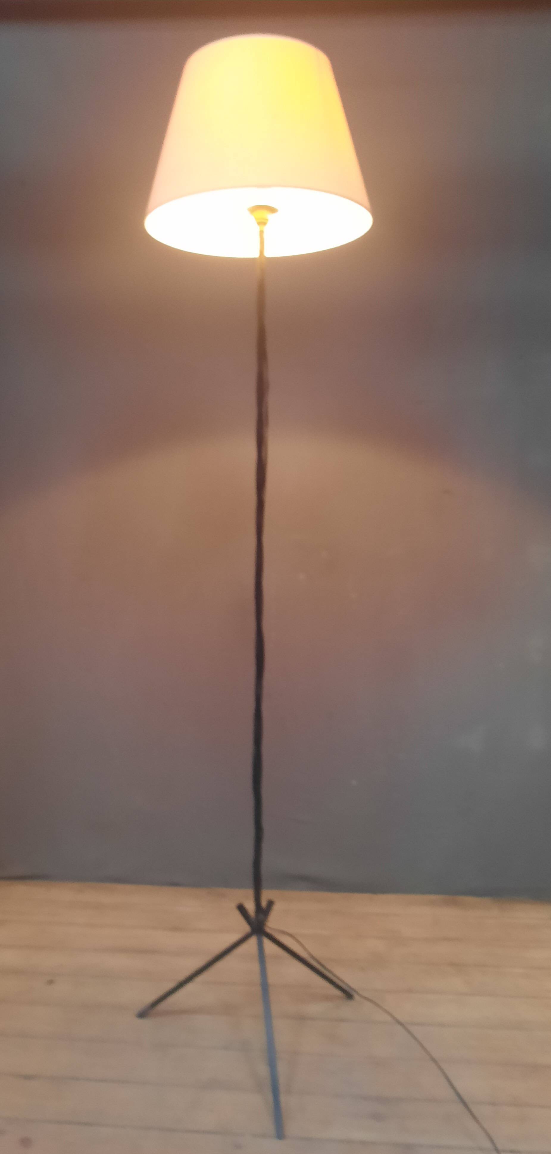 Vintage metal floor lamp