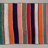 Old Turkish narrow Kilim Runner 262x51 cm shabby chic, vintage kelim