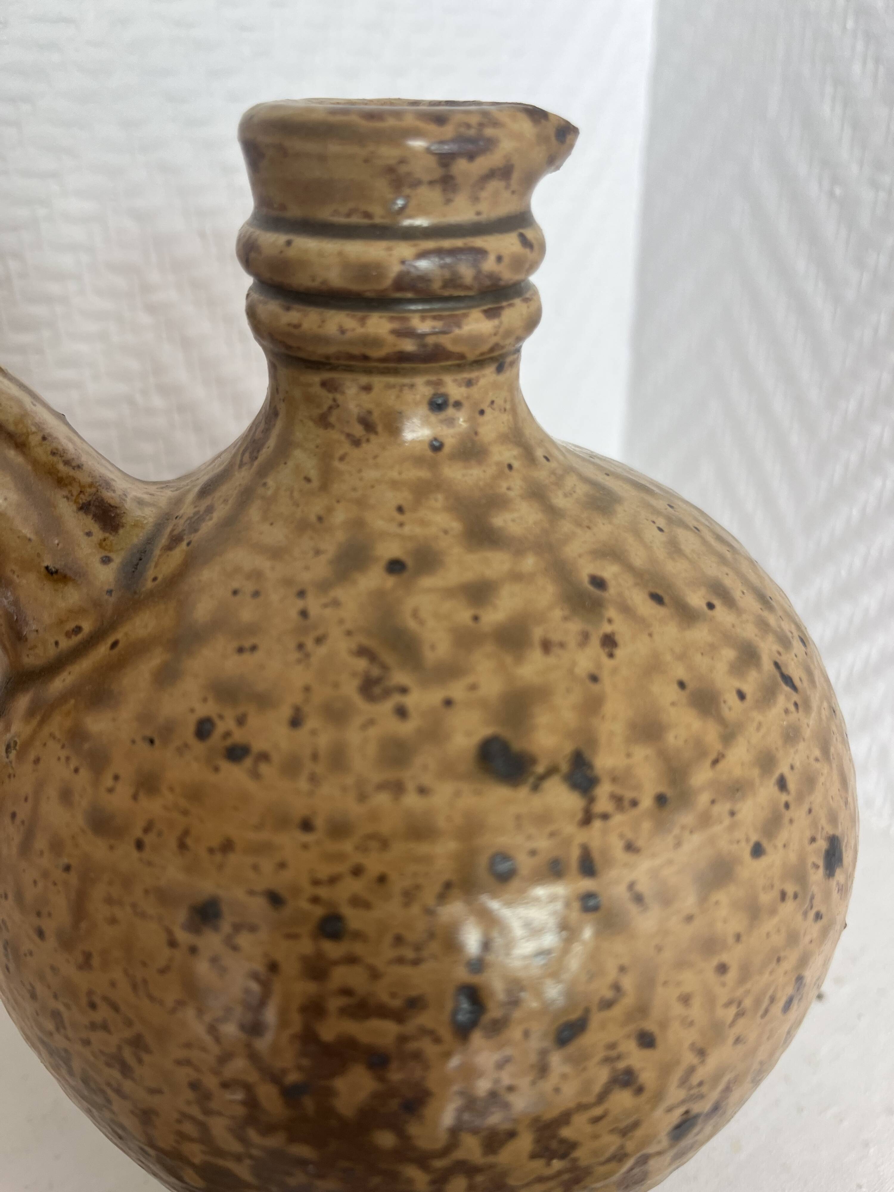 Liquor carafe signed André Bodin La Borne
