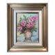 Framed canvas painting