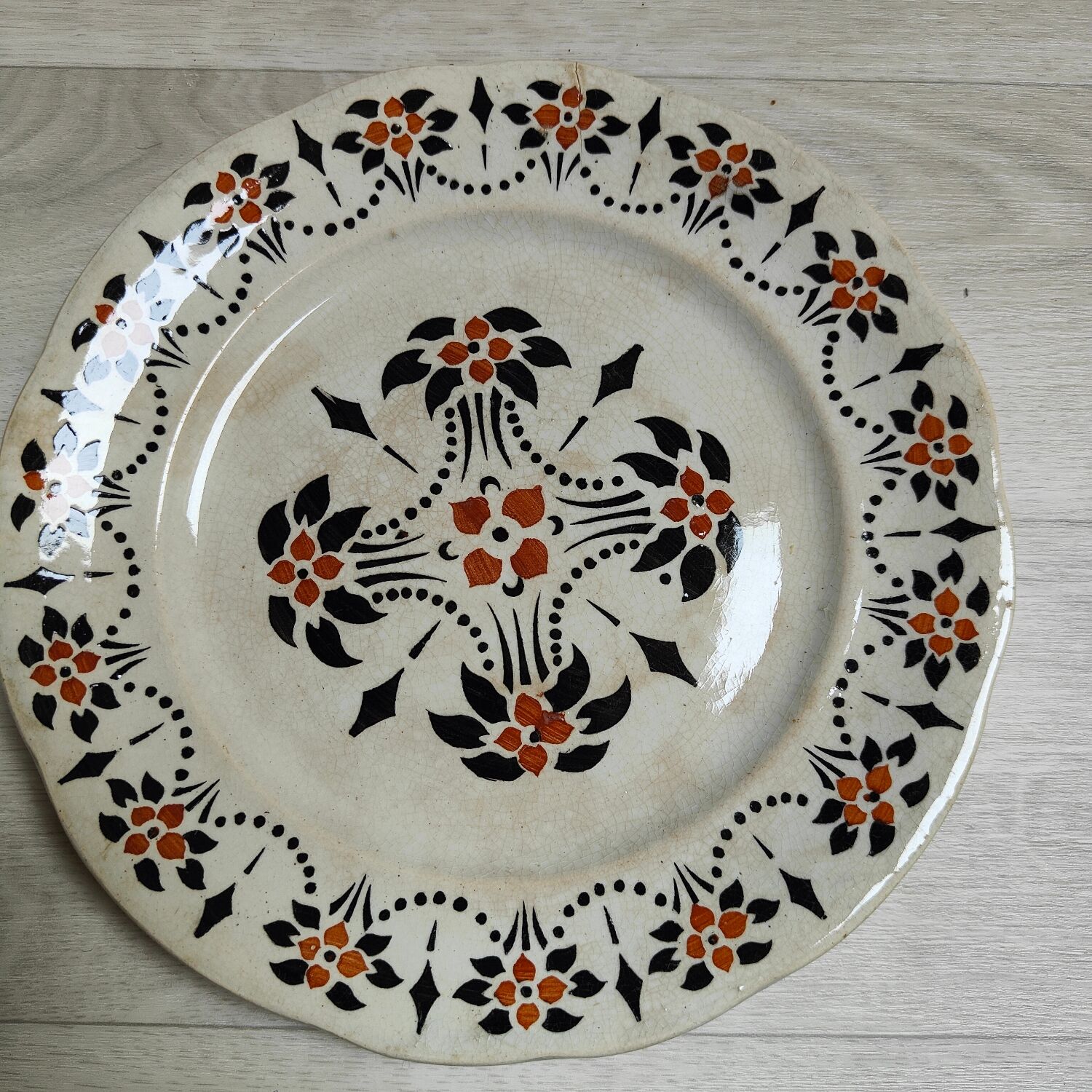 Set of 5 iron earth plates