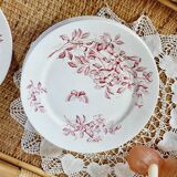 Set of 14 deep flat and dessert plates with defect FT Jasmins Badonviller