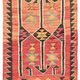 Turkish Handwoven Vintage Herki Kilim 92 cm x 335 cm