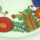 Assiette souscoupe en porcelaine - Acapulco Villeroy & Boch -made in Luxembourg - vintage années 60