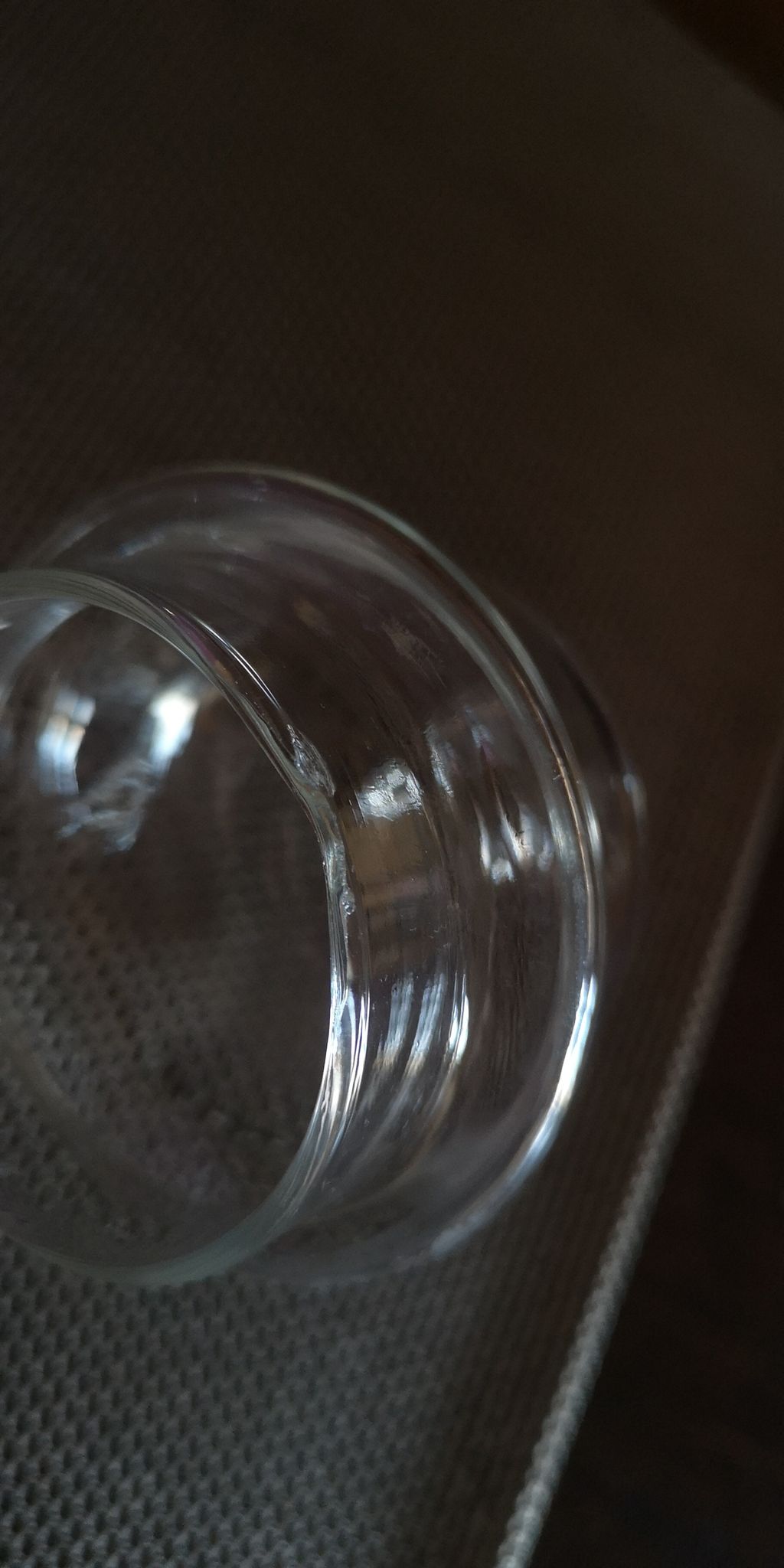 Old glass bottle of apothecary or confectioner