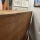Gabinete, large apparador, madera de tea, Scandinavian design, 50's