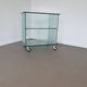 Onda Series Glass Media Cabinet by Ron Arad for Fiam, Italy, 1980