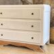 Chest of drawers in oak feet mustache