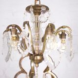 Louis XV style cage chandelier with tassels