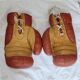 gants de boxe cuir - vintage