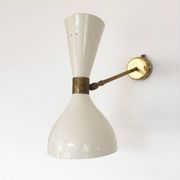 Pair of Italian design wall lights from the 1950s