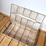 Mother-of-pearl and brass tissue box