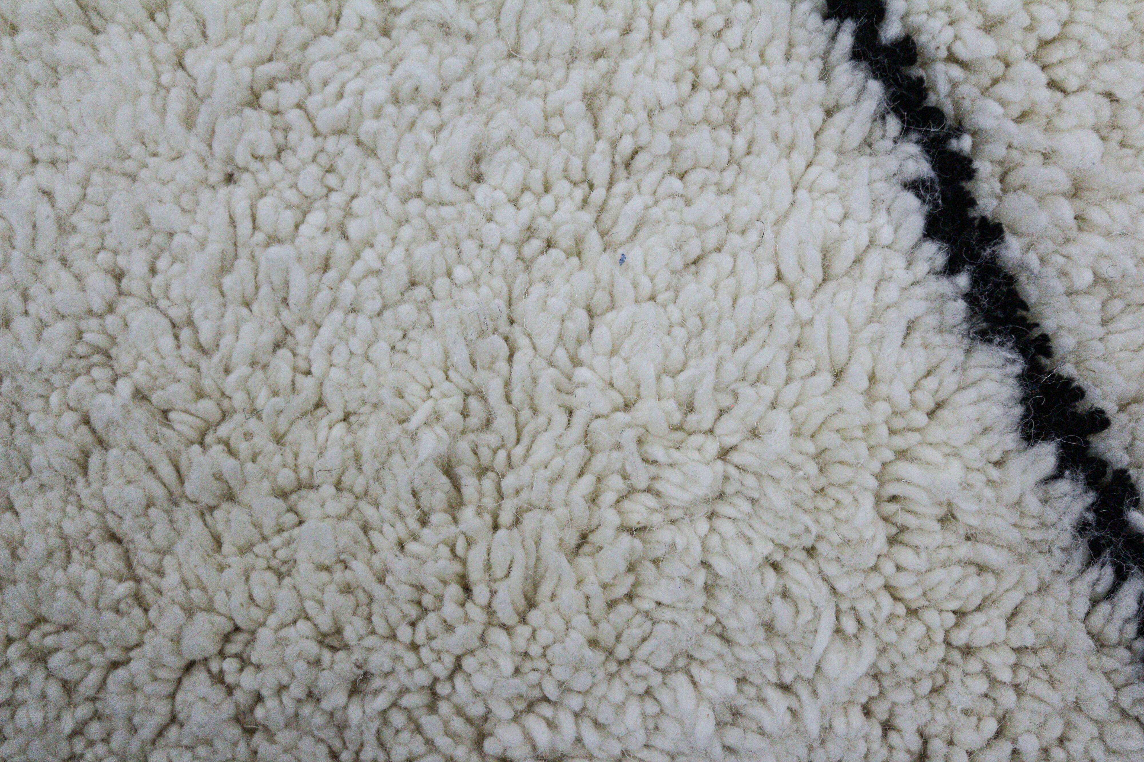 Handmade Berber carpet 245cm/184cm