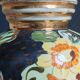 Vintage Ceramic Vase Arte Veneziana, Hand-Painted Flower Decor