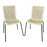 Pair of vintage garden chairs by Fantasia, circa 1950s