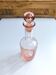Vintage pink glass bottle