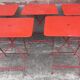 Folding bistro or garden table, made of metal. (Individually or in sets)