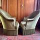 Paire de fauteuils crapauds