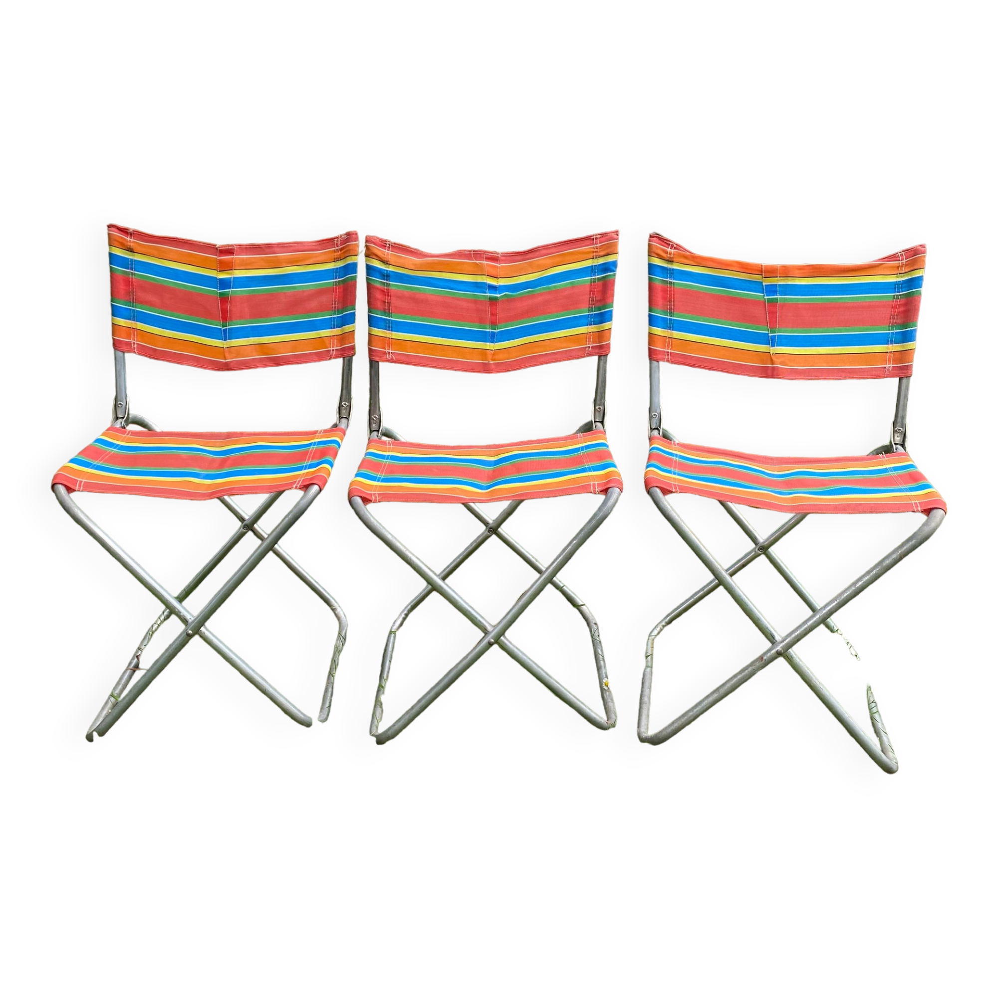 Vintage camping chairs 70s