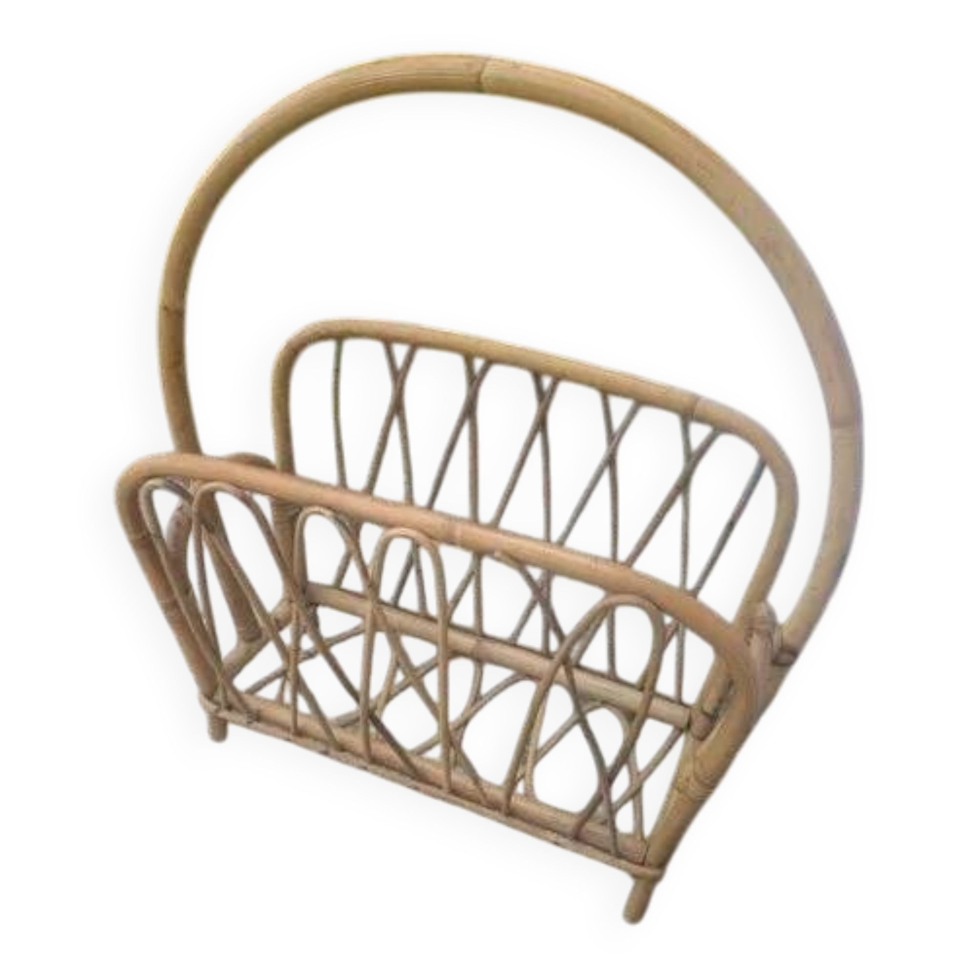 Bamboo magazine rack