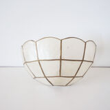 Mother-of-pearl shell shape wall lamp