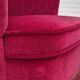 Fauteuil danois des années 1970, très bon état d'origine, mobilier en velours.