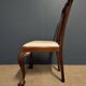 Chippendale style solid mahogany chair