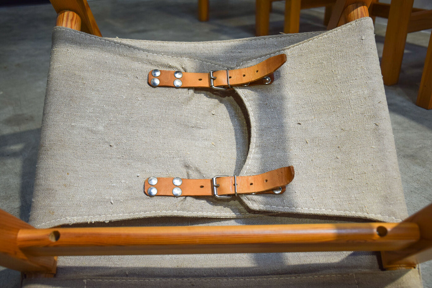 Series of four Ikea pine chairs 1986'