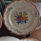 5 flat earthenware plates from Longchamp - Mistral