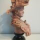 Bust signed D. Van Den Bossche in terracotta