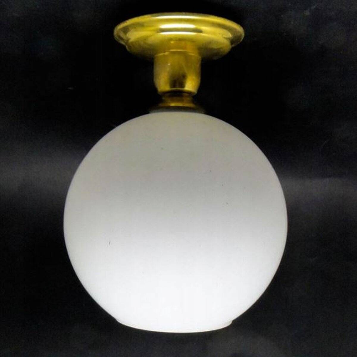 Lampe à pendentif de style Art Déco, Pologne, années 1950