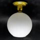 Lampe à pendentif de style Art Déco, Pologne, années 1950