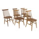 Set of 6 Scandinavian "Pinnstol" chairs, Edsbyverken, Sweden, 1960.
