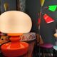 Opaline glass table lamp by Stepan Tabery for Valasske Mezirici 1970