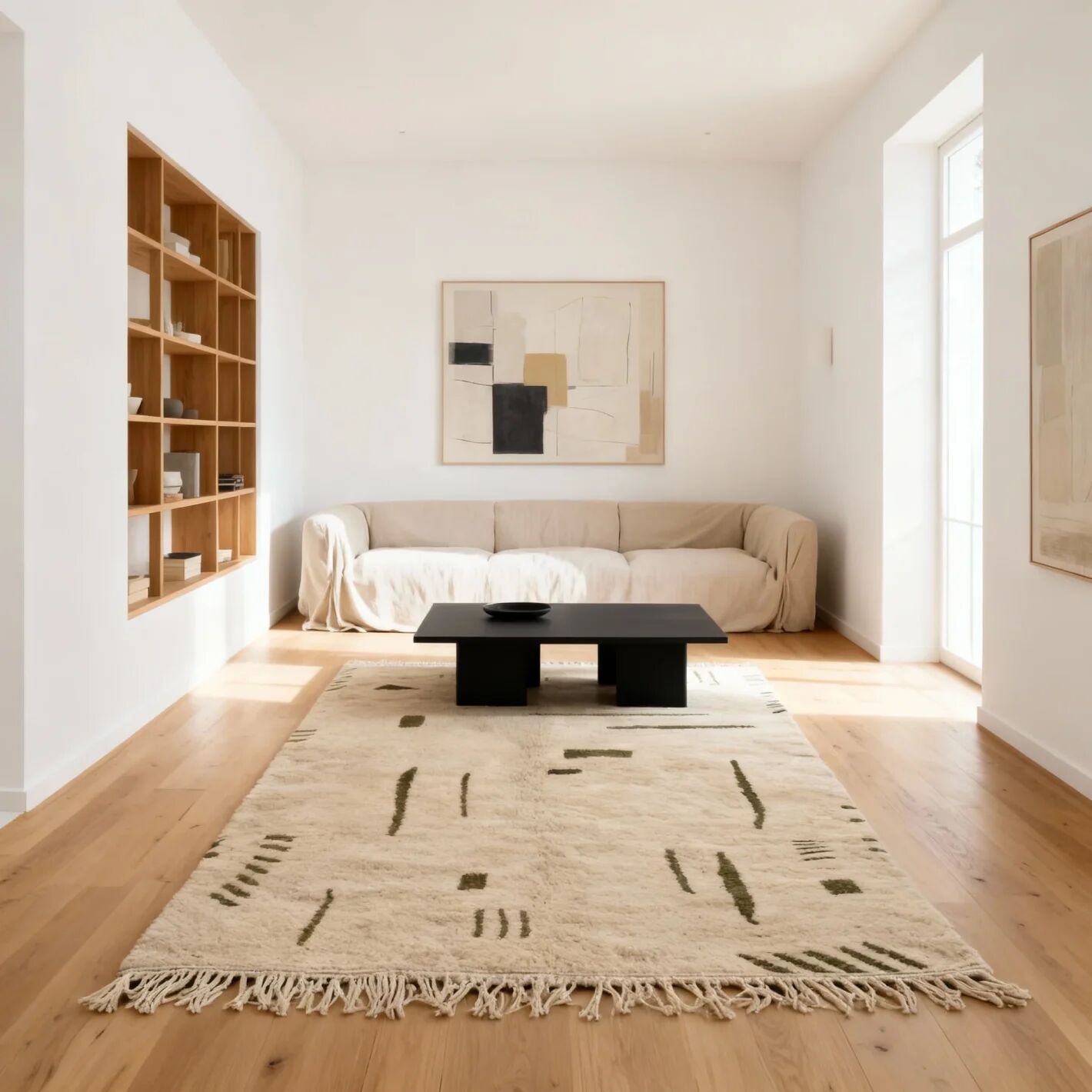 Tapis berbère marocain moderne atlas –250cmx150cm