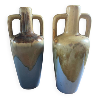 Vase bouteille art deco