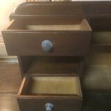 Beech wall unit from the 30s/40s