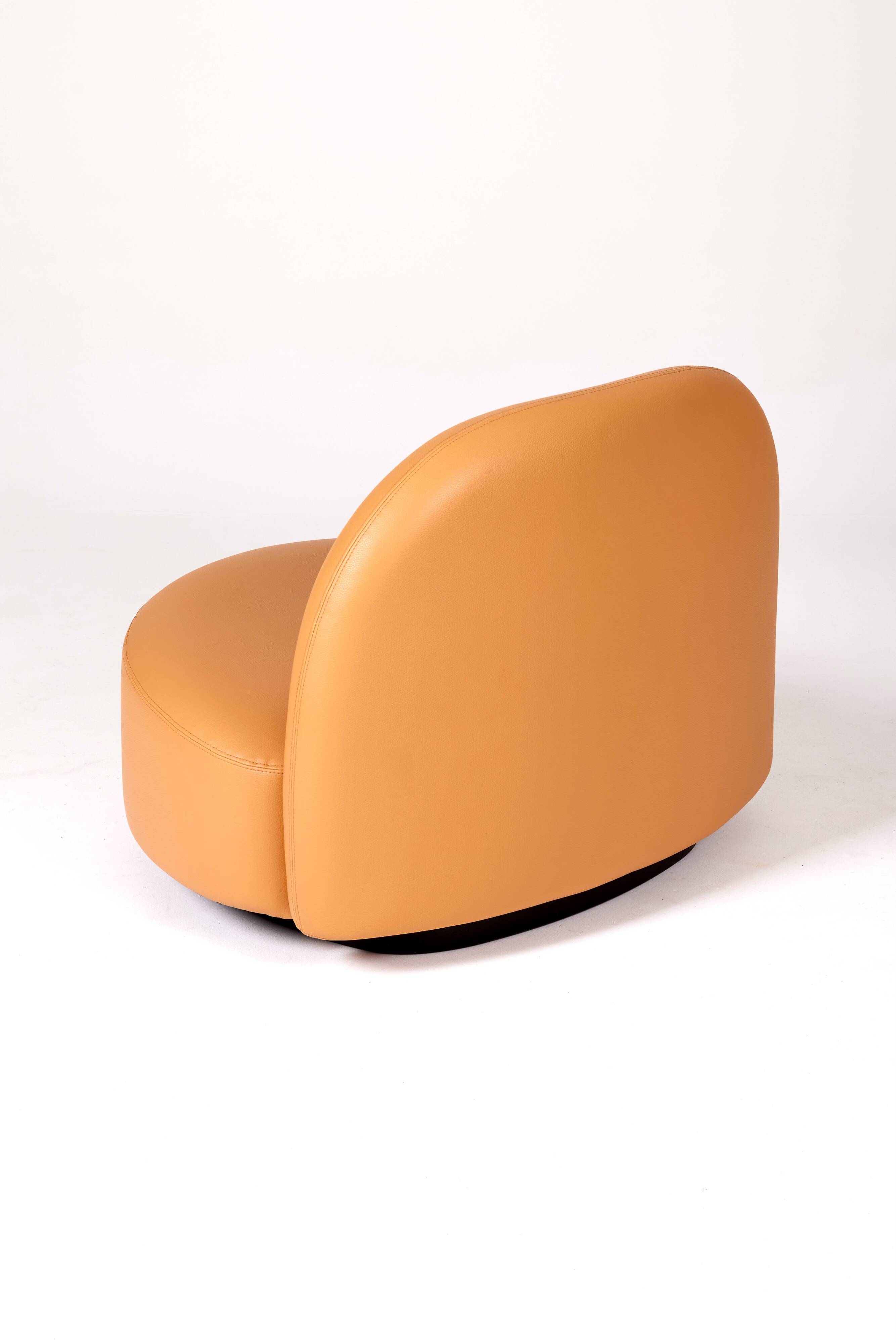 Fauteuil en cuir Elysée par Pierre Paulin édition Ligne Roset