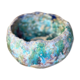 Old glazed pot cover