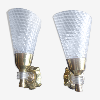 Pair of wall lampa 70