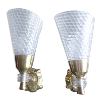 Pair of wall lampa 70