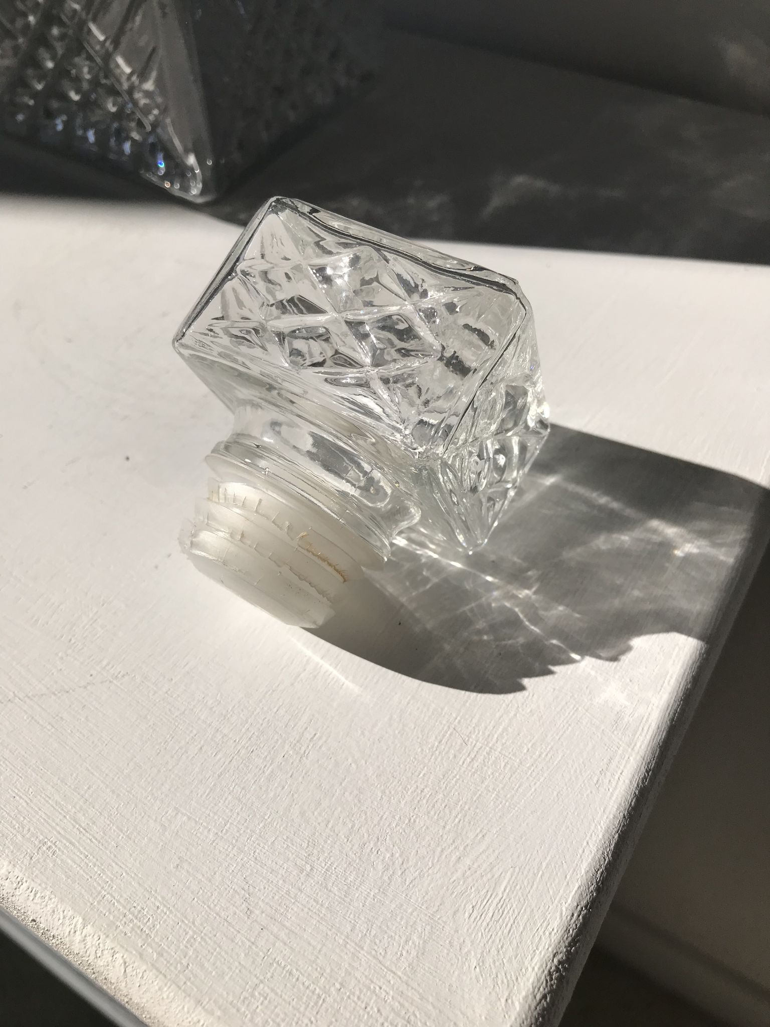 Carafe à whisky en verre