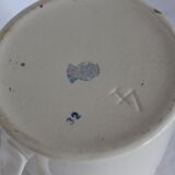 Small pitcher in half-porcelain "floral motif"
