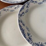 Set of 6 Creil and Montereau Labrador dinner plates – Mir model